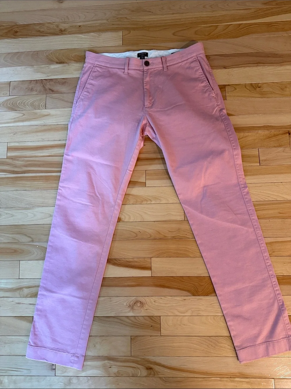 Men’s J. Crew Slim Pink Chino Pants 31/32 - Picture 1 of 6